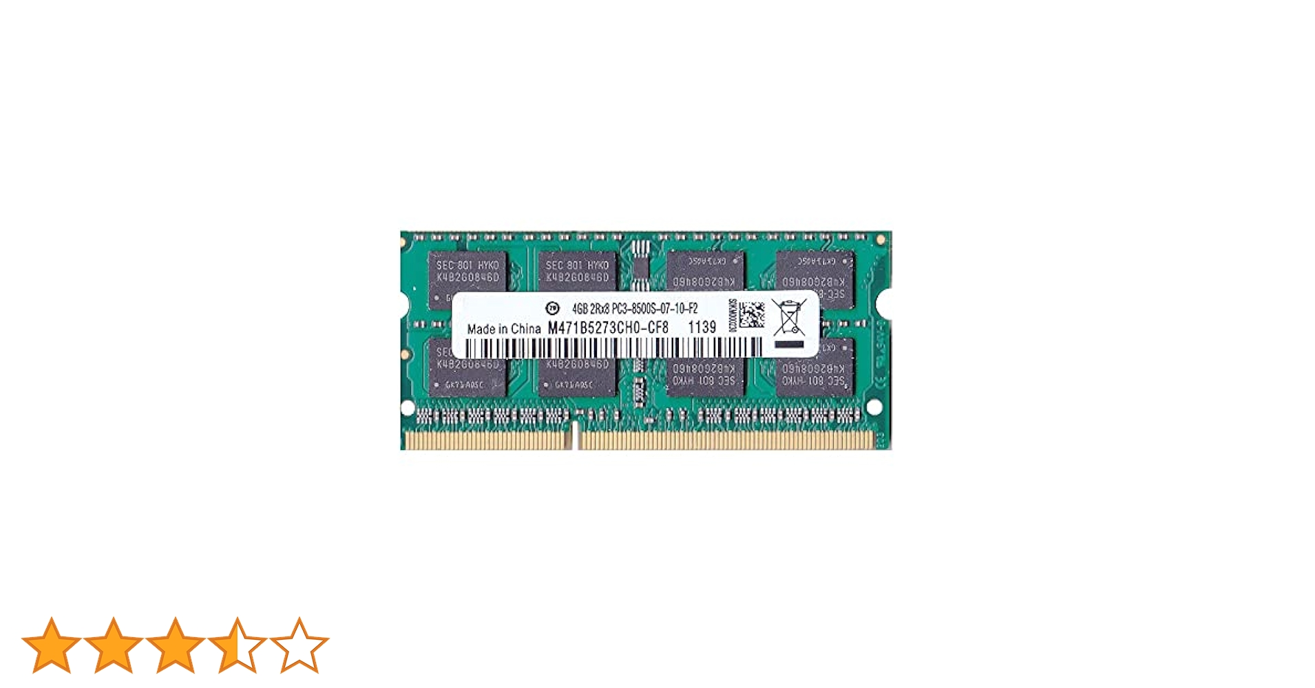 Amazon.co.jp: PC3-8500(DDR3-1066) SO-DIMM 4GB メモリンゴ